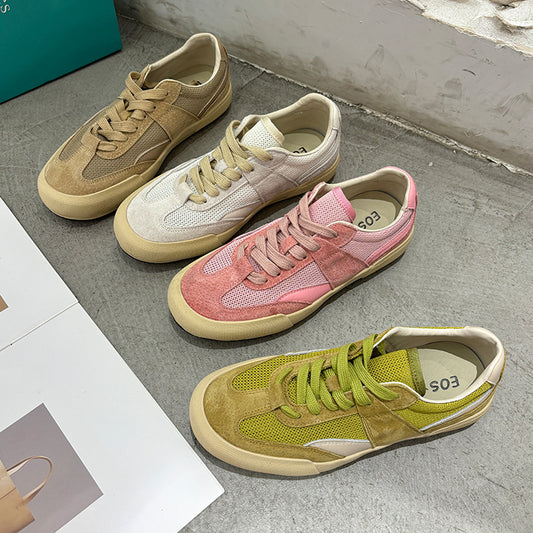 Scarpe da allenamento da donna con suola morbida traspirante in rete