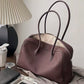 Cowhide Special-interest Design Pillow Large Capacity Shoulder Underarm Bag