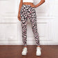 Pantaloni da yoga con stampa leopardata, abbigliamento sportivo e fitness, collant, abbigliamento esterno