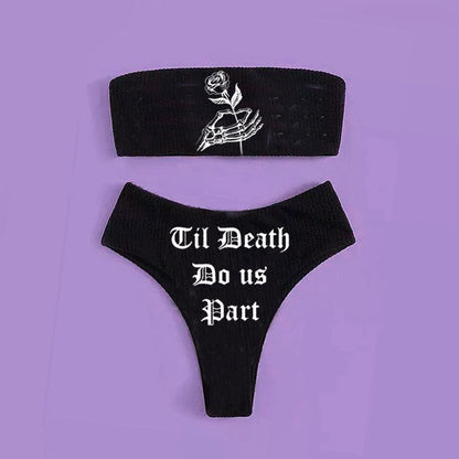 New Fashion Retro Black Bikini