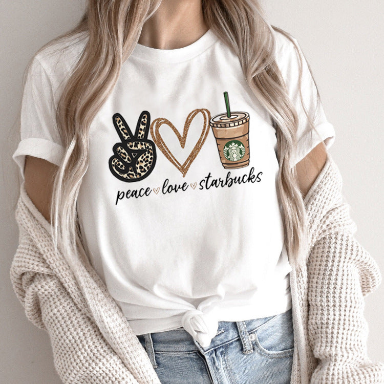 Fashion Personalized T-shirt Women's Short Sleeve