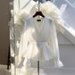 Early Temperament V-neck Long Sleeve Top