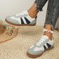 Scarpe casual basse colorblock alla moda da donna