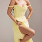 Mode Temperament Split Sling Kleid Frauen