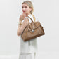 Fashion Large Capacity Simple Temperament Soft Leather Bag
