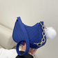 Casual Women's New Retro Solid Color Shoulder Messenger Bag