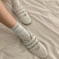 All-Match Sports Casual Klettverschluss Flacher runder Kopf Ballettschuh