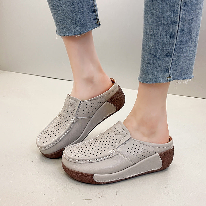 Scarpe da esterno traspiranti antiscivolo con plateau rialzato