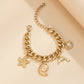 Creative Boho Conch Dolphin Starfish Pendant Choker Necklace Bracelets Women