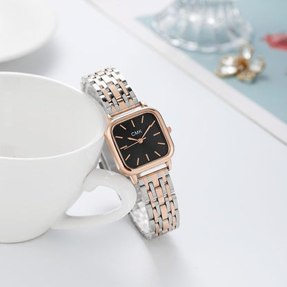 Orologio al quarzo semplice coordinato alla moda da donna