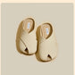 Soft Bottom Closed Toe Low-top Half Slippers For Women