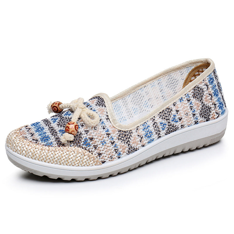 Women's Soft-soled Non-slip Breathable Hollow Cloth Shoes