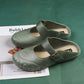 Baotou Flache Halbschuhe Damen