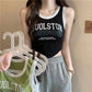 Women's Summer Letter Printing Short Camisole