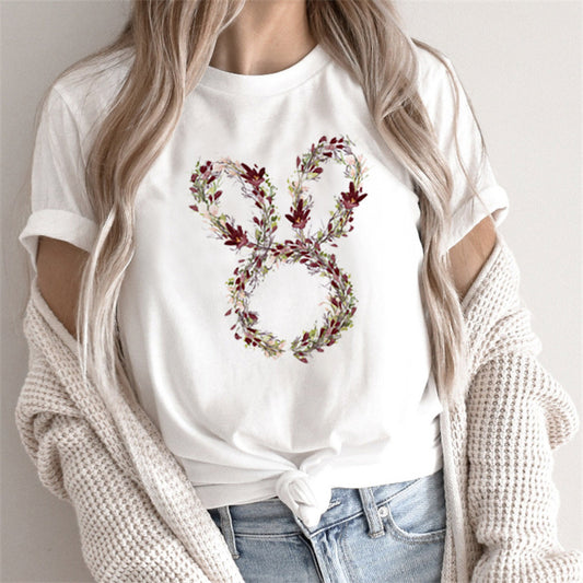 T-shirt personalizzata alla moda da donna a manica corta