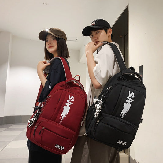 Amerikanischer Retro-College-Studenten-Ins-Rucksack