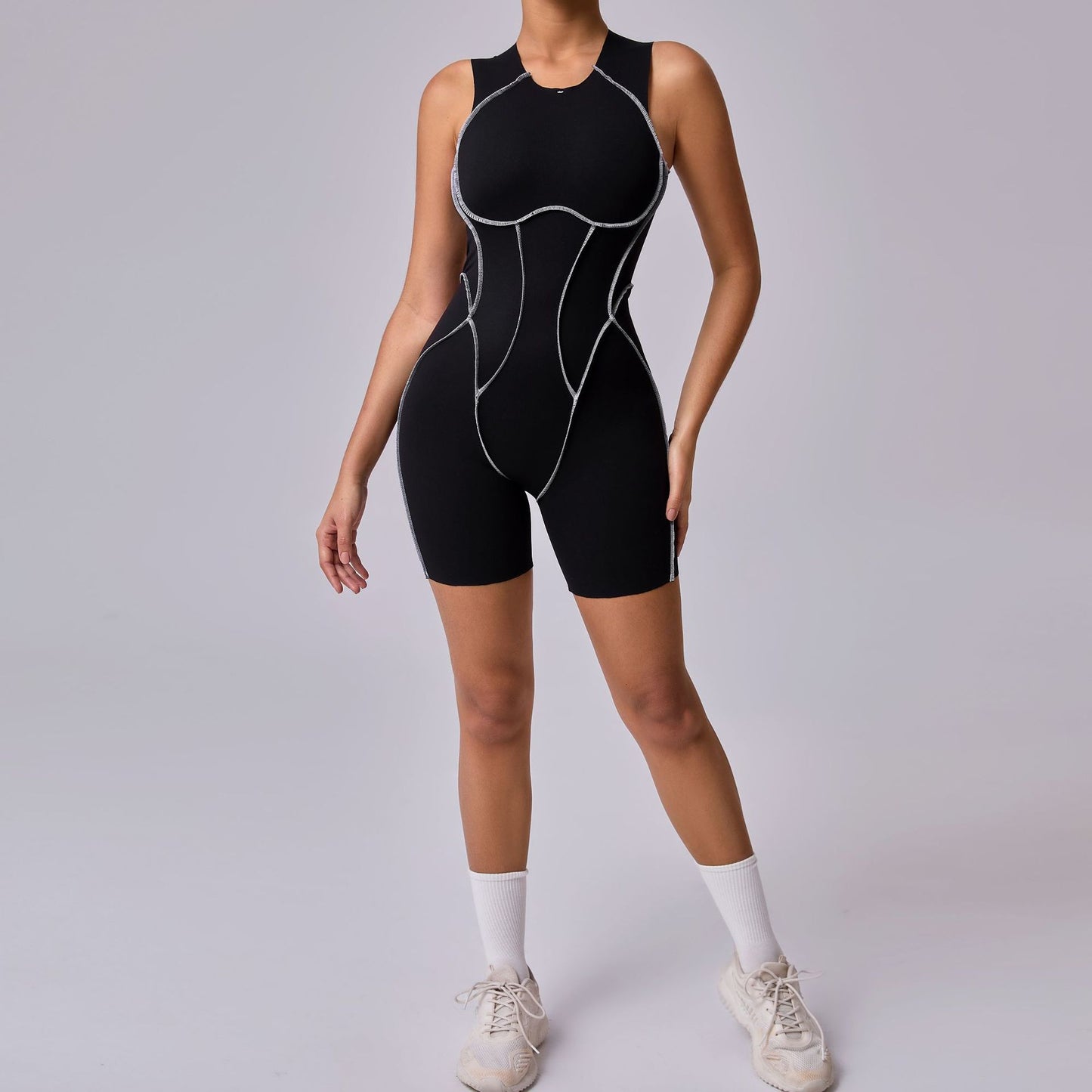 Tuta da yoga all-in-one alla moda da donna