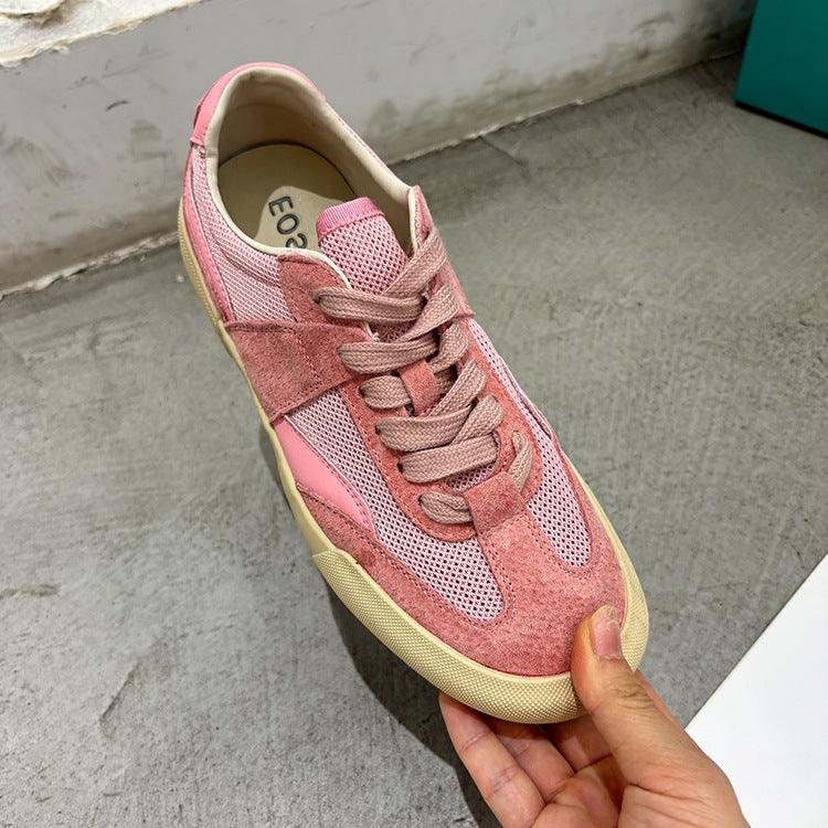 Scarpe da allenamento da donna con suola morbida traspirante in rete