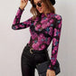 European And American Elegant Flower Fashion Chic Printed