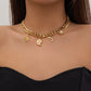 Creative Boho Conch Dolphin Starfish Pendant Choker Necklace Bracelets Women