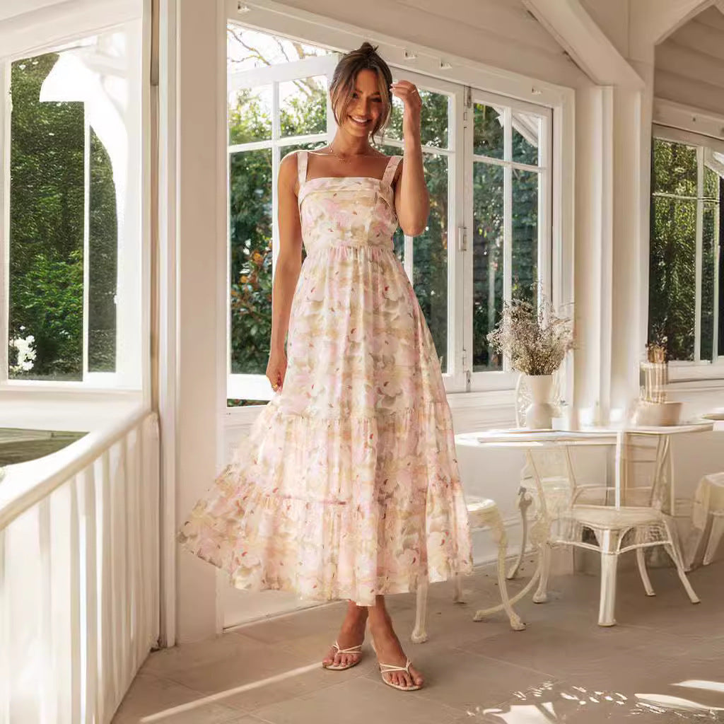 Bretelle alla moda Abito delicato da donna