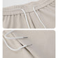 Pantaloni della tuta grigi microelastici retrò da donna