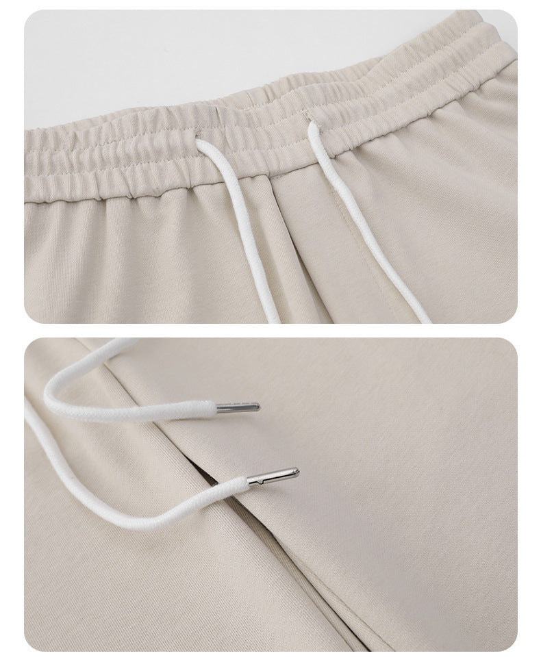 Pantaloni della tuta grigi microelastici retrò da donna