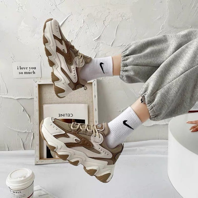 Herbst und Winter Neue Colorblock-Sneakers für Damen