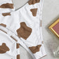 Women's Three-piece Cow Print Swimsuit