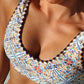 Ethnische Bikini-Bademode mit hoher Taille für Damen