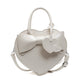 Borsa a tracolla portatile alla moda con fiocco a forma di cuore