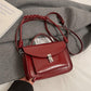 Lässige kleine quadratische Umhängetasche Retro tragbare Messenger Handtaschen für Frauen