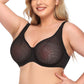 Women's Sexy Ultra-thin See-through Plus Size Underwear Bra