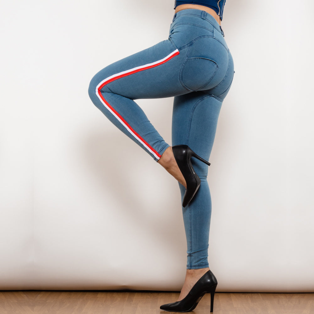 Leggings Woman Sexy Push Up Jeans Denim Pencil Pants