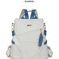 Simple Solid Color Backpack Women's Fashion Travel Backpack