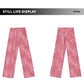 Jeans leopardati Pantaloni larghi e dritti sottili da donna