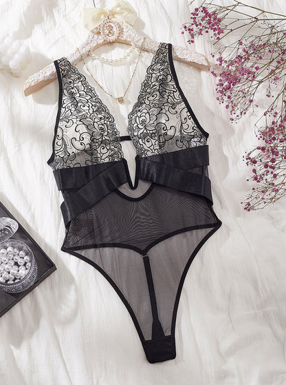 Bodysuit senza schienale scollato da donna