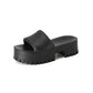 Pantofole da donna con tacco alto e plateau in EVA alla moda