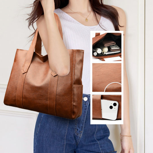 Große Kapazität Pendler All-Matching tragbare und modische Schultertasche Casual Tote
