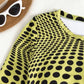 Dreiteiliger Badeanzug mit Polka Dots für Damen