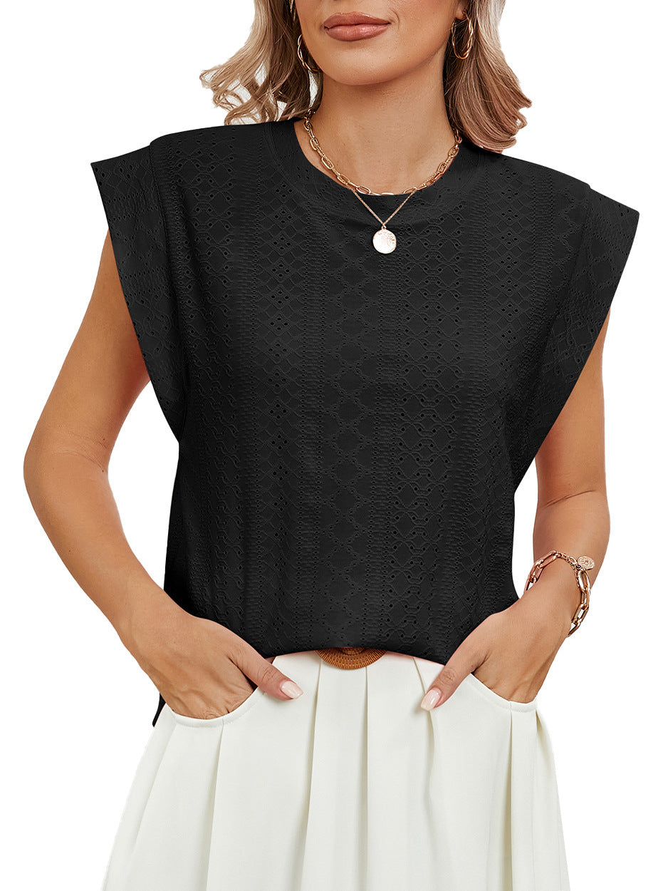Canotta T-shirt a maniche corte Summer Hollow