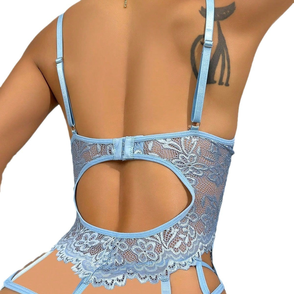 Set reggiseno in pizzo con personalità alla moda da donna