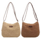 Borsa tote in paglia per le vacanze con design di nicchia
