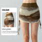 Gonne da yoga in rete tie-dye stampate da donna