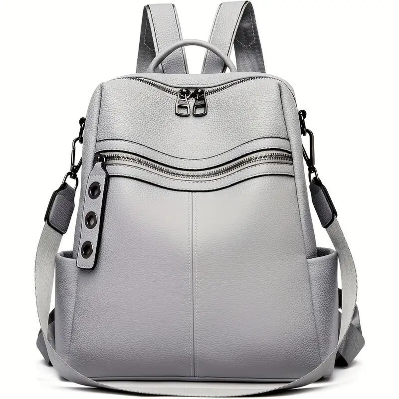 Borsa per donna alla moda in similpelle, borsa a tracolla convertibile, borsa da viaggio, borsa a tracolla, zaino da donna