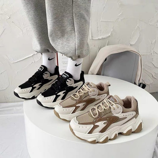 Herbst und Winter Neue Colorblock-Sneakers für Damen