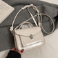 Lässige kleine quadratische Umhängetasche Retro tragbare Messenger Handtaschen für Frauen