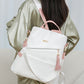 Simple Solid Color Backpack Women's Fashion Travel Backpack