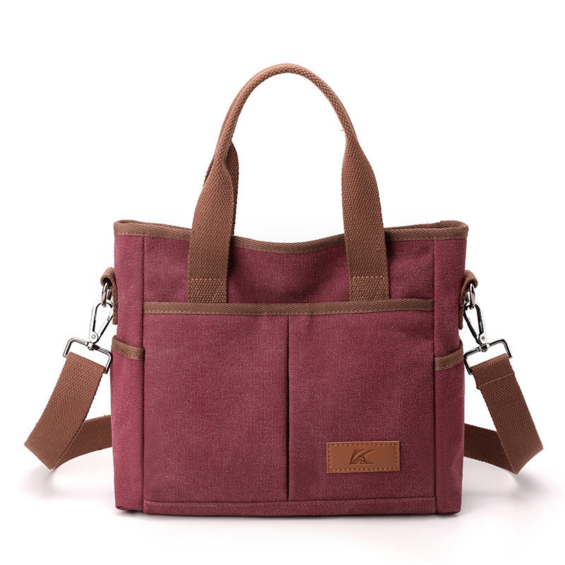 Women's All-match Simple Portable Canvas Bag