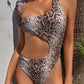Costume da bagno intero con stampa serpente